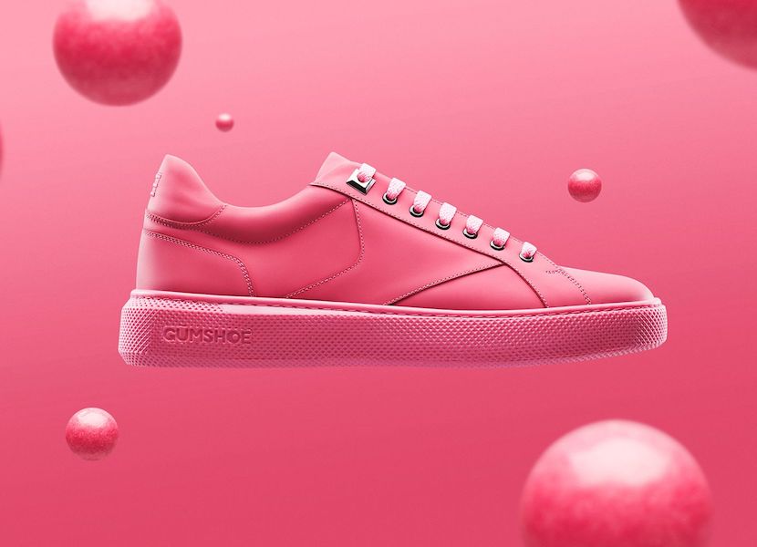 Sneakers made from recycled chewing gum have arrived